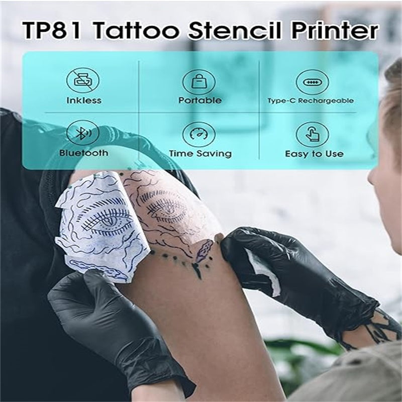 Phomemo TP81 Wireless Tattoo Template Printer (Upgrade)