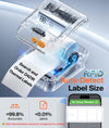 Phomemo Shipping Label Printer with Screen and Built-in Label Bin D421R 4x6 Bluetooth Thermal Printer with RFID Auto Detection, Real-time Paper Display, Only Compatible with D421R Labels,Standard Printer