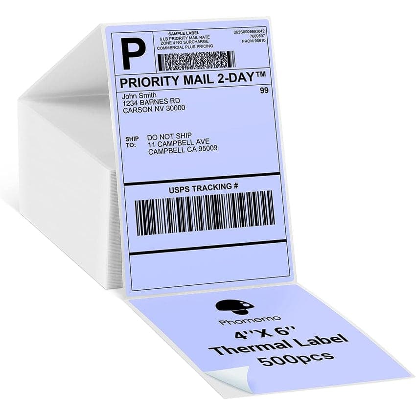  MUNBYN External Rolls Label Holder, 2 in 1 Fan-Fold Stack  Paper Holder for Desktop Thermal Label Printer : Office Products