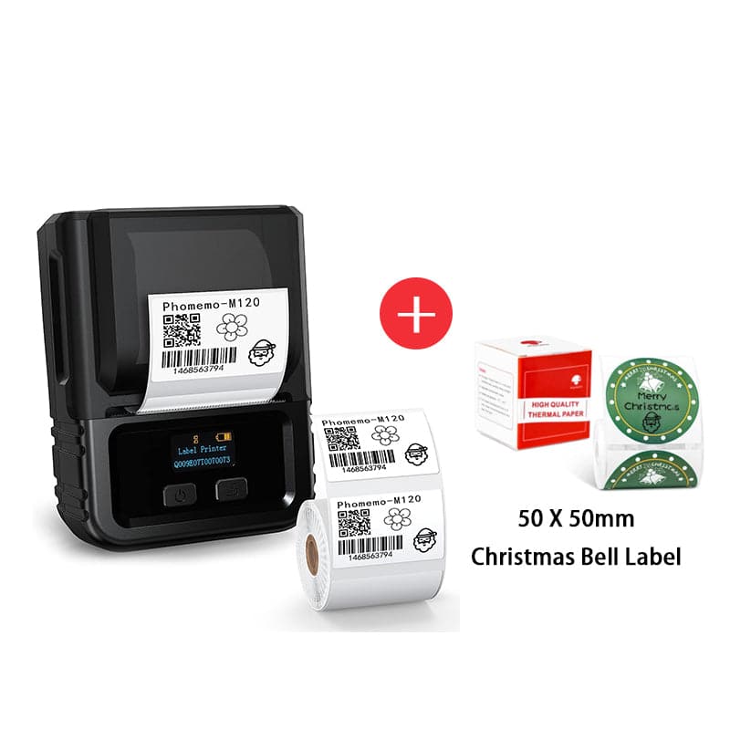 Phomemo Label Printer Bluetooth M120 Label Maker