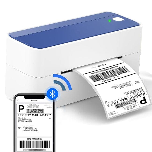 Phomemo 241BT 4x6 Thermal Shipping Package PM241BT Thermal Label Printer  For Shipping Online Business