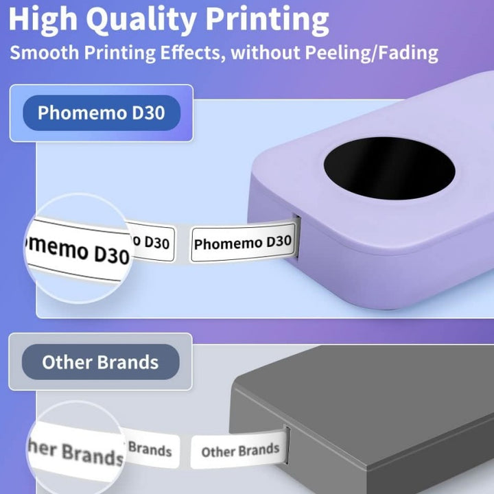 Fabricante de etiquetas Bluetooth portátil Phoemo D30