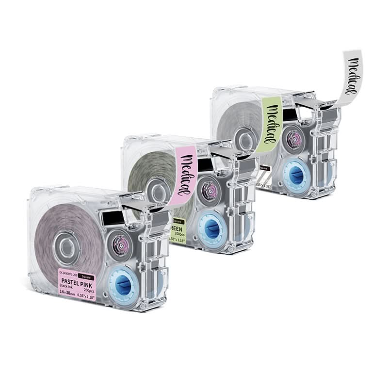 Phomemo 14mm 3 Colors Thermal Transfer Label Tape for P15