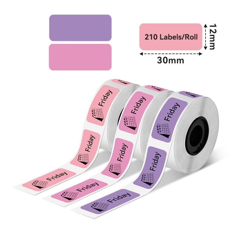 Phomemo 12x30mm Emotion Pure color Labels for D30/D35/Q30/Q30S