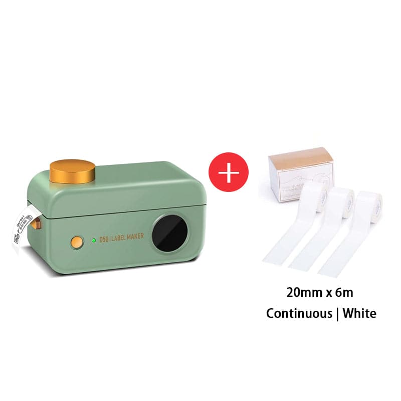 Cute Label Maker Machine with Tape HD Photo Handheld Portable
