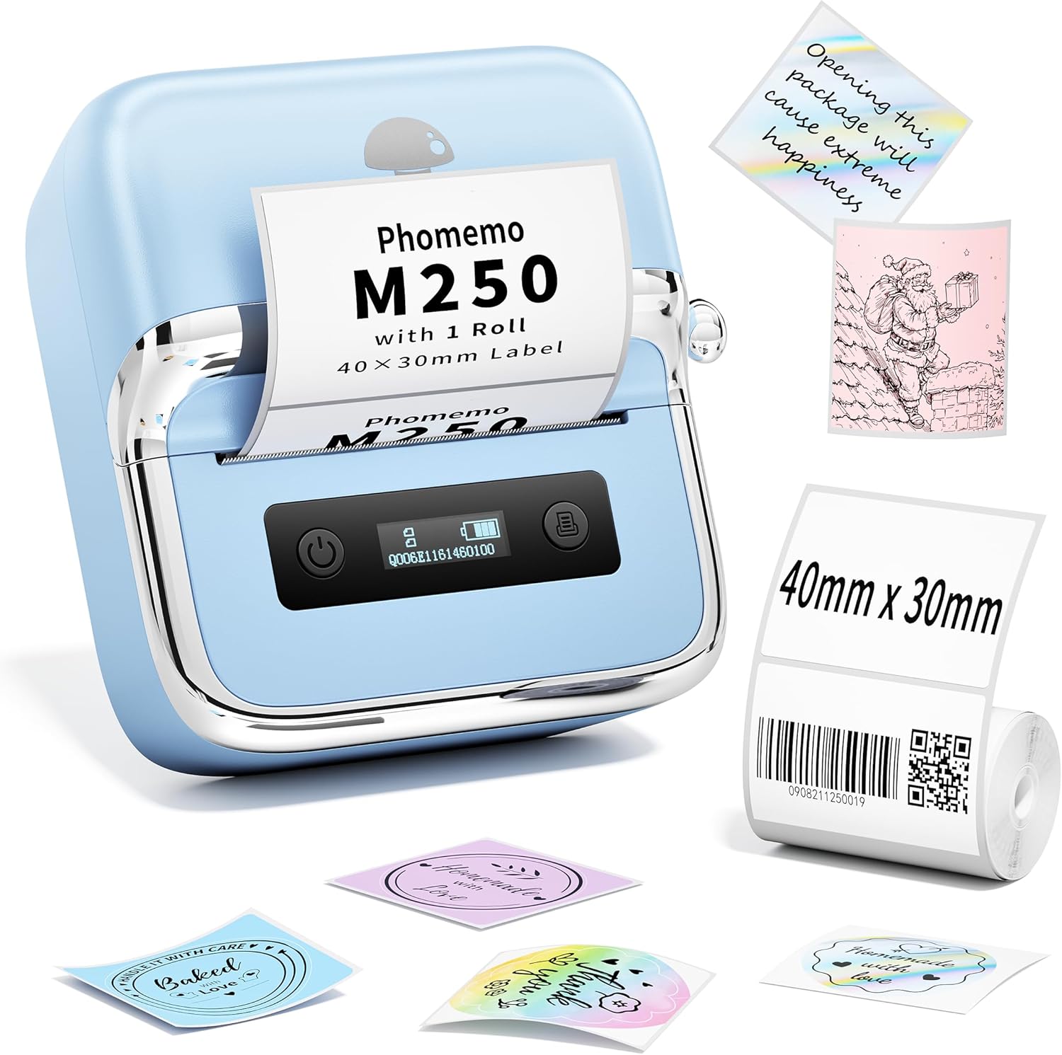 Phomemo M250 Bluetooth Portable Thermal Business Label Maker