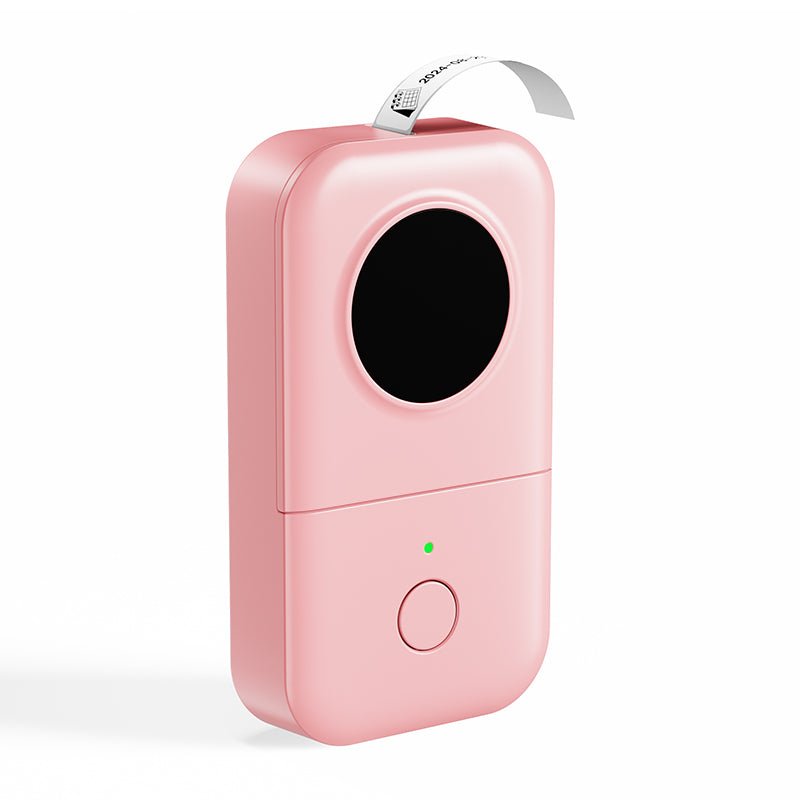 phomemo d30 bluetooth label maker pink is portable and smart