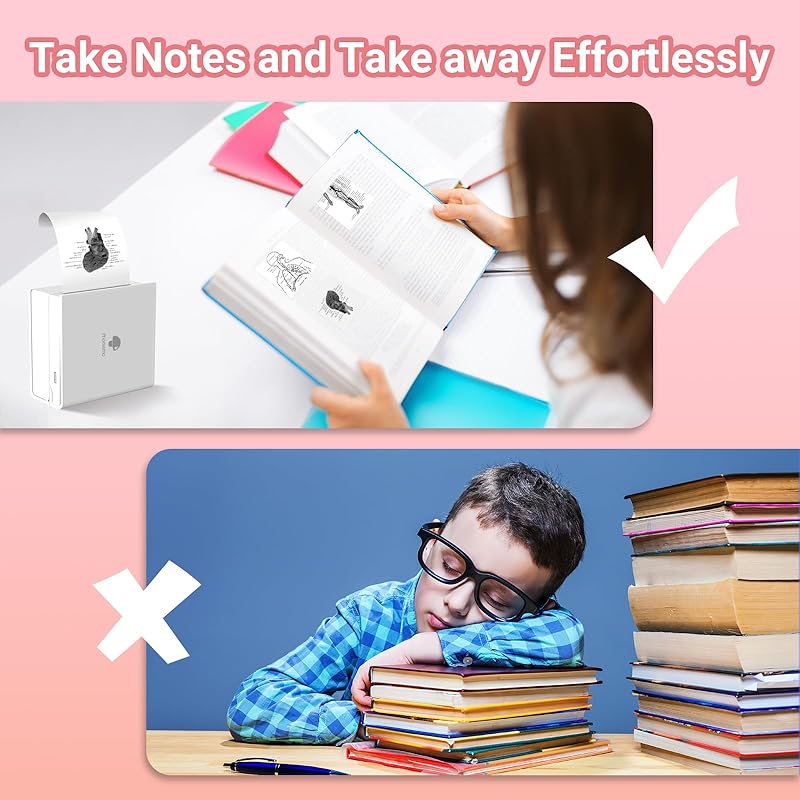 Phomemo M02 Mini Portable Printer for fast printing of study notes