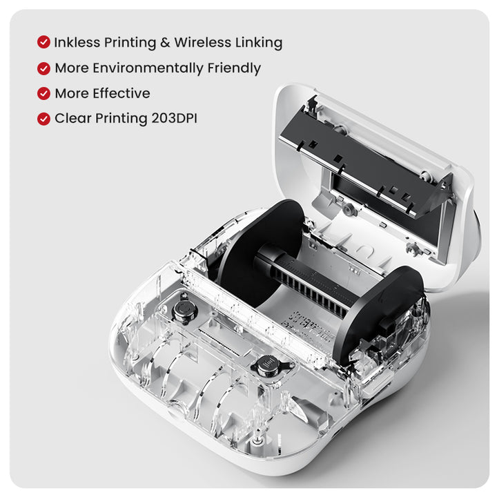 Phomemo M220 commercial QRcode label maker is more effective and more environmentally friendly.