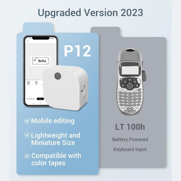 Phomemo P12 label machine is lightweight 