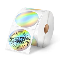 Phomemo 2" Silver Thermal Holographic Sticker for Shipping Label Printer main picture