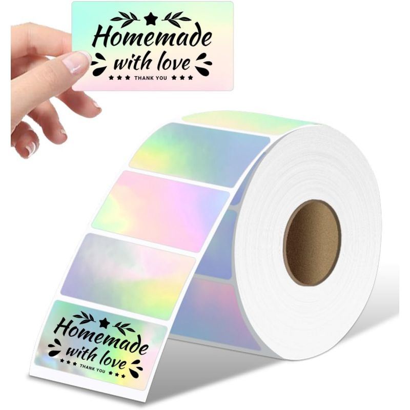 Phomemo 2.25"x1.25"  Laser Thermal Holographic Sticker