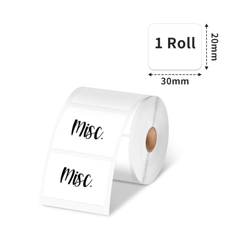 Phomemo_30_X_20mm_Square_White_Thermal_Label_For_M110_M120_M200_M220_M221-2