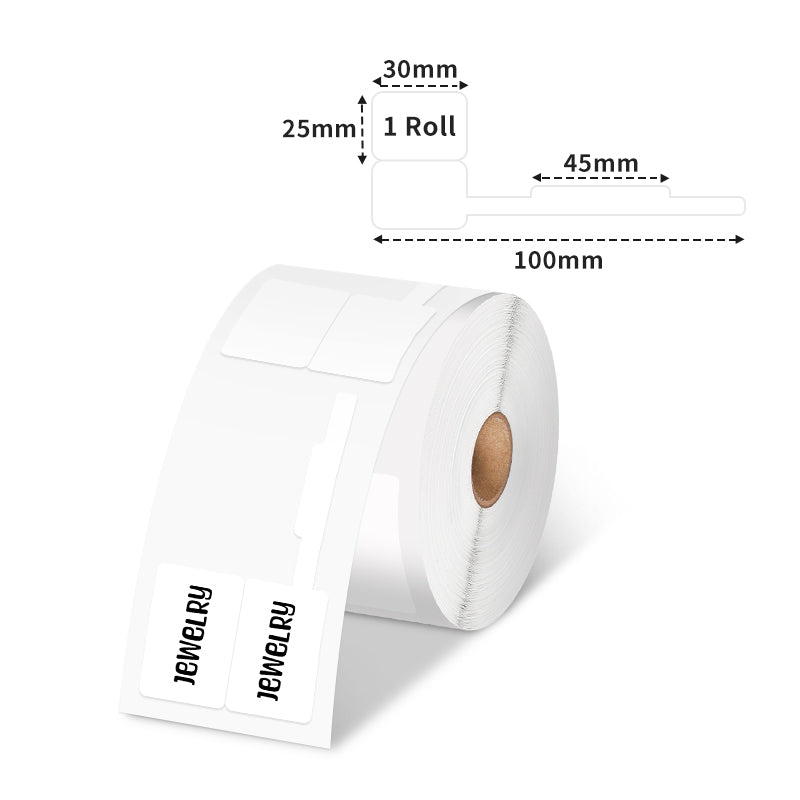 Phomemo_30_X_25mm_Jewelry_Price_White_Thermal_Label_For_M110_M120_M200_M220_M221-2