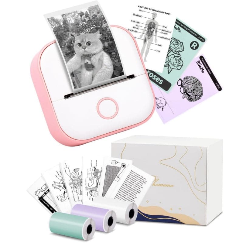 Phomemo T02 Inkless Mini Printer Gift Set