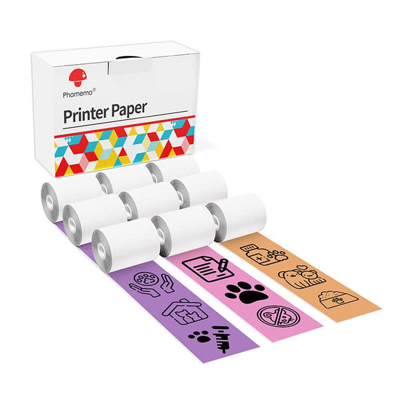 【新品】Phonemo Printer Paper 9個入り Q22-RMS-S03_398b9d1e-c253-46cc