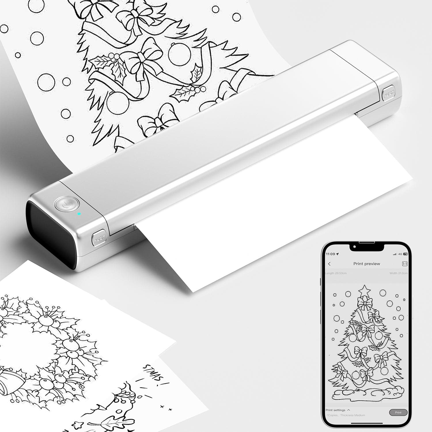 Cordless Tattoo Transfer Stencil Printer Portable - Temu United