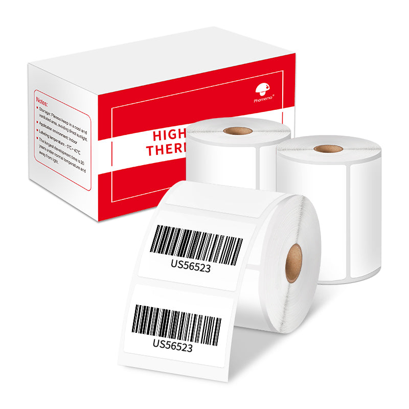 Phomemo 40 X 30mm Square White Thermal Label