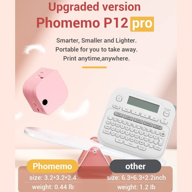 Phomemo P12 PRO  Bluetooth Label Maker