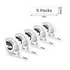 Phomemo 12mmx4m Black on White Plastic Label Tapes for P12/P12PRO - Phomemo