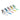 Phomemo 12mmx4m Five Colors Paper&Plastic Label Tapes for P12/P12PRO - Phomemo