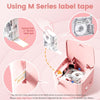 Phomemo 12mmx8m Black on White Plastic Label Tape for M960/M950 - Phomemo