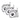 Phomemo 12mmx8m Black on White Plastic Label Tape for M960/M950 - Phomemo
