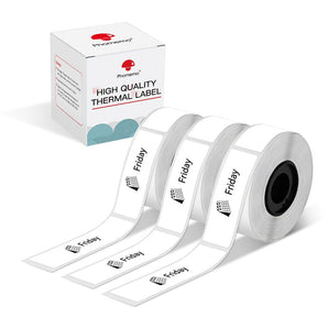 Phomemo 12x50mm White Thermal Labels for D30/D35/Q30/Q30S - Phomemo