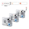 Phomemo 14x40mm Black on Bunny Bear Patterns Thermal Transfer Label Tapes for P15/A30 - Phomemo