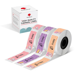 Phomemo 14x50mm Lovers Cats Thermal Paper for D30/D35/Q30/Q30S - Phomemo