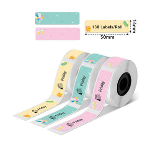 Phomemo 14x50mm Party Pattern Label for D30/D35/Q30/Q30S - 3 Rolls - Phomemo