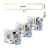 Phomemo 15mmx5m Black on White Hot Stamping Label Tapes for P15/A30 - Phomemo