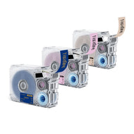 Phomemo 15mmx5m Navy&Pink&Beige Ribbon Label Tapes for P15/A30 - Phomemo