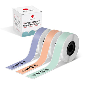 Phomemo 15mmx6m 3 Colors Continuous Label for D30/D35/Q30/Q30S - Phomemo