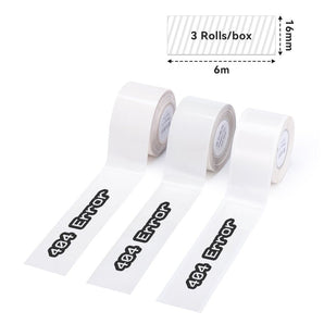 Phomemo 16mmx6m Transparent Continuous Thermal Adhesive Label for D50 - Phomemo