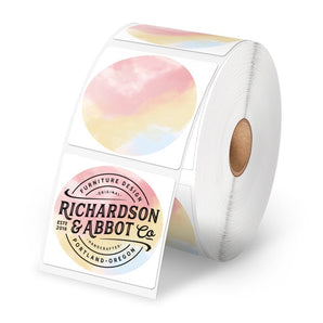 Phomemo 2" Multiple Thermal Round Label for Shipping Label Printer - Phomemo