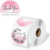 Phomemo 2" Pink Round Thermal Label Sticker for Shipping Label Printer - Phomemo