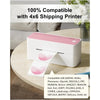 Phomemo 2" Pink Round Thermal Label Sticker for Shipping Label Printer - Phomemo