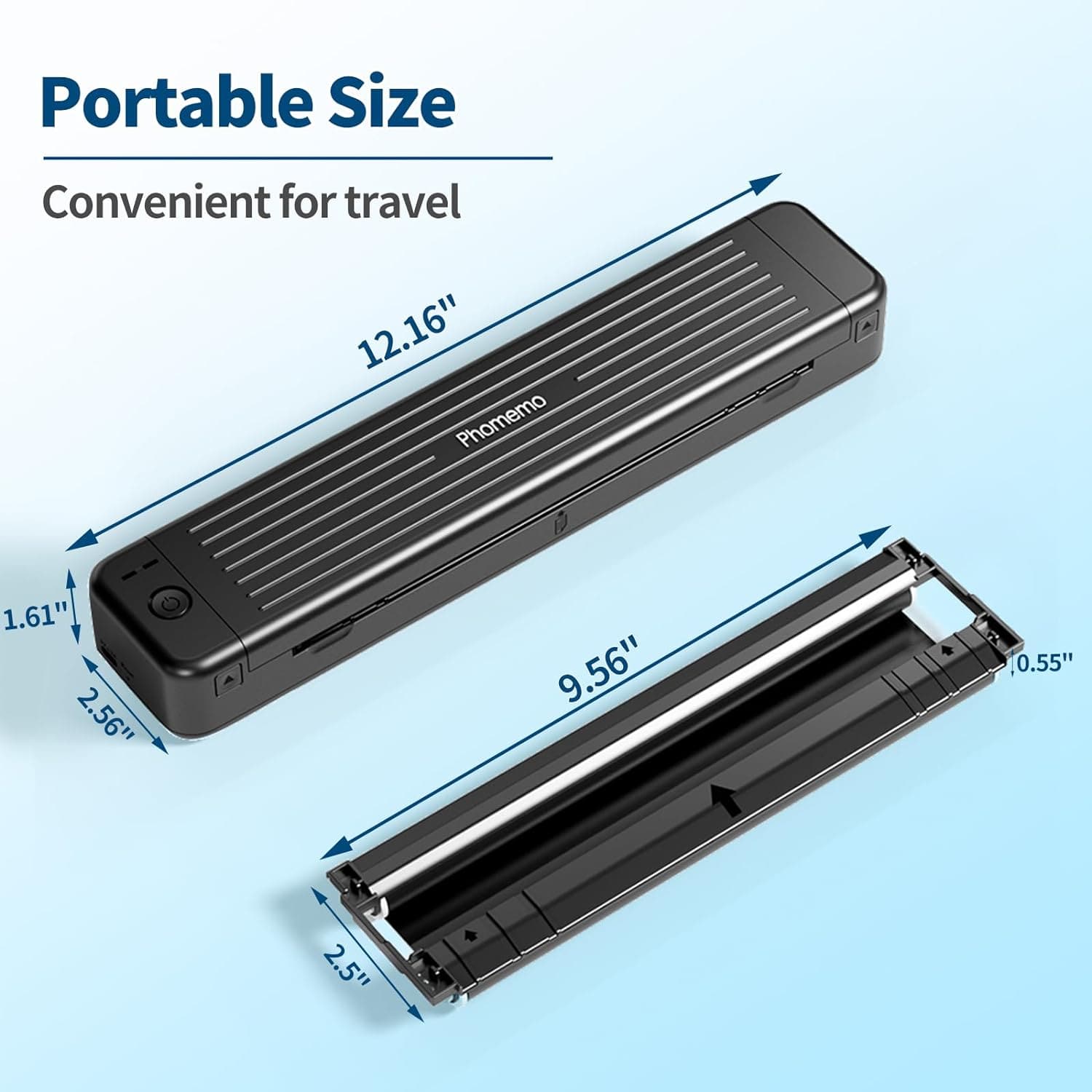 Nastro a Trasferimento Termico Phomemo - Compatibile con la Stampante Portatile Phomemo P831 A4 per Viaggi e uso Esterno, 2 Rotoli Nastro a Trasferimento Termico Phomemo - Compatibile con la Stampante Portatile Phomemo P831 A4 per Viaggi e uso Esterno, 2 Rotoli