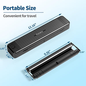 Phomemo 2 Roll Exclusive Thermal Transfer Ribbon for P831 Portable Printer - Phomemo