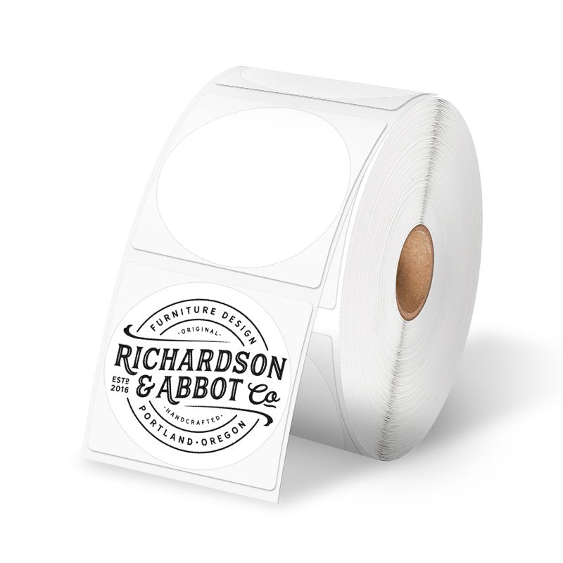 Phomemo 2“ Round Thermal Label For Shipping Label Printer (750 Labels/Roll) - Phomemo