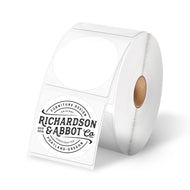 Phomemo 2“ Round Thermal Label For Shipping Label Printer (750 Labels/Roll) - Phomemo