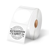 Phomemo 2“ Round Thermal Label For Shipping Label Printer (750 Labels/Roll) - Phomemo