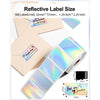 Phomemo 2" Silver Thermal Holographic Sticker for Shipping Label Printer - Phomemo