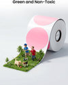 Phomemo 2" x 2" Thermal Labels with RFID Chip, Compatible with D421R Printer Only - Phomemo