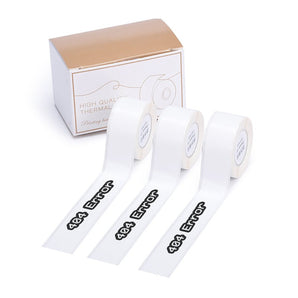 Phomemo 20mmx6m White Adhesive Continuous Thermal Label for D50 - Phomemo