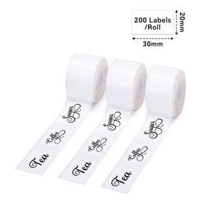 Phomemo 20x30mm White Adhesive Thermal Label for D50 - Phomemo