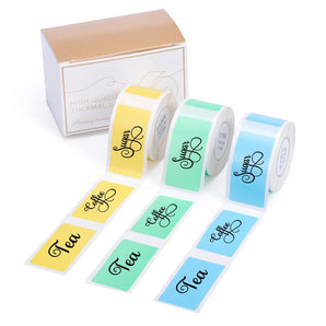 Phomemo 20x40mm Yellow&Blue&Green Adhesive Thermal Labels for D50 - Phomemo
