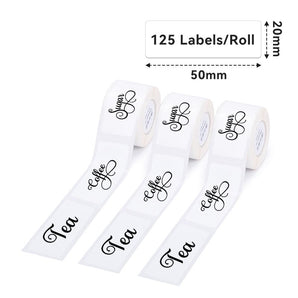 Phomemo 20x50mm White Adhesive Thermal Label for D50 - Phomemo