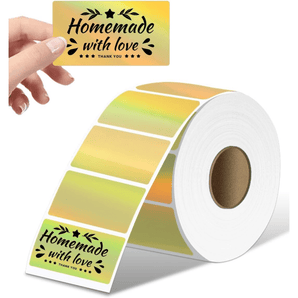 Phomemo 2.25"x1.25" Laser Thermal Holographic Sticker - Phomemo